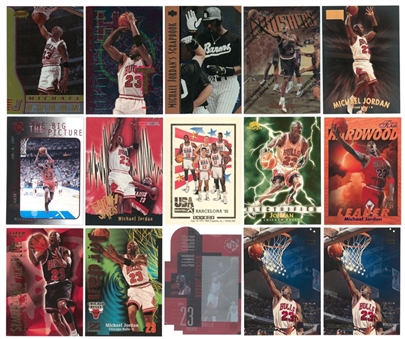 1990s-Era Topps, UD, Fleer and Other Brands Michael Jordan Collection (100)